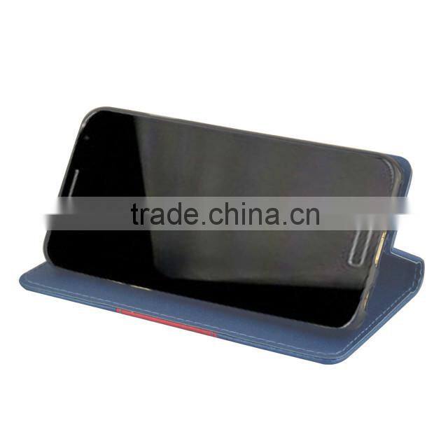 Slim Flip Wallet Leather Case For Wiko Rainbow