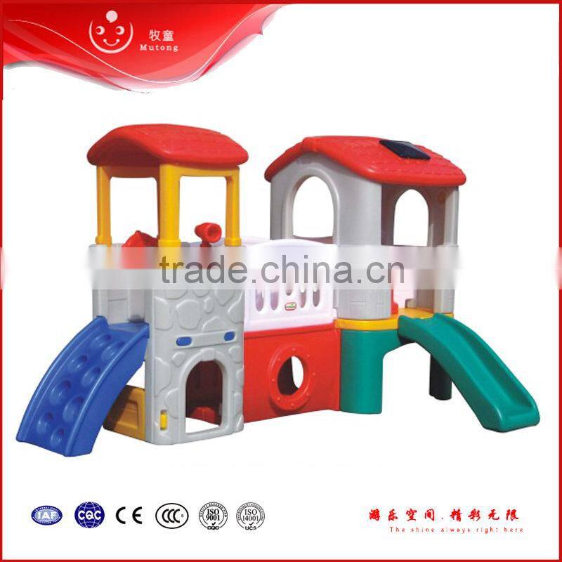 indoor kids plastic play slide set