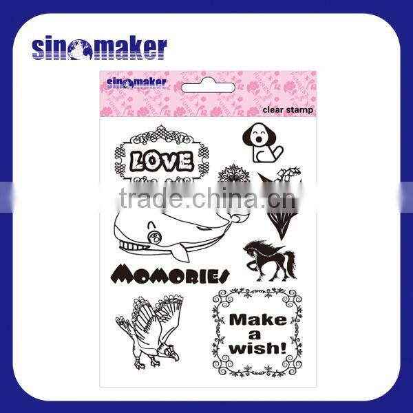 cute clear stamp set children daily toy scrapbook set
