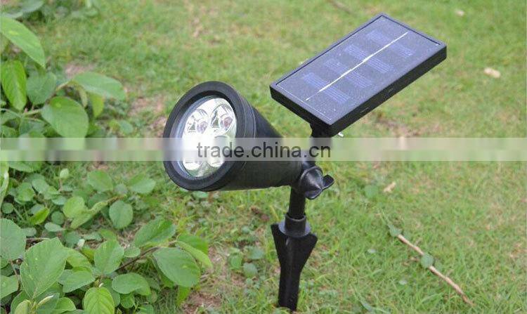 2w 2200mA garden solar light & power solar garden lamp