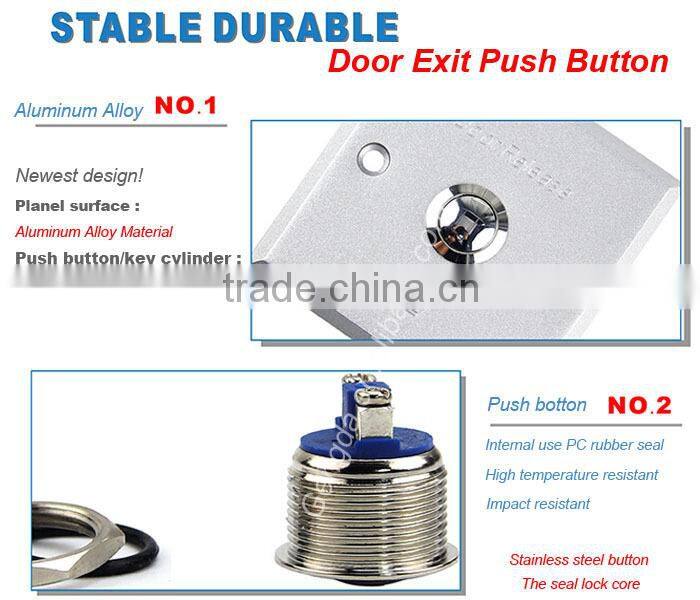 ACCESS CONTROL 12V DOOR OPEN ALUMINUM ALLOY SWITCH