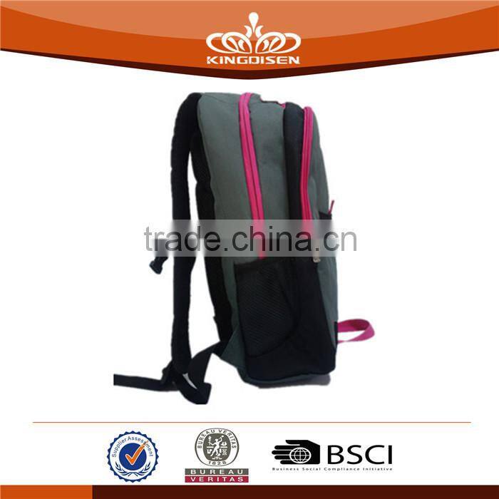 multi-function gray school laptop backpack