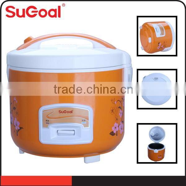 Unique flower pattern non-stick inner pot hot sale 1.8L/2.8L rice cooker