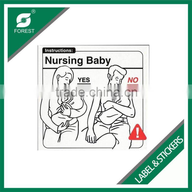 WHOLESALE CHEAP ART PAPER STICKERS FOR WARMING PAPULAR USED IN HOSPITAL