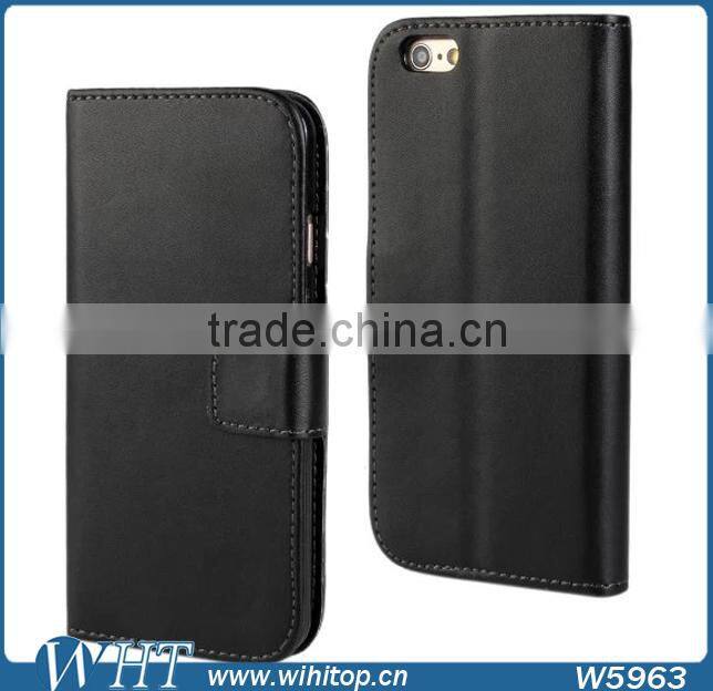 5.5 Inch Leather Case for iPhone 6 Puls Flip Wallet Case with Ultra Thin Stand New Phone Case