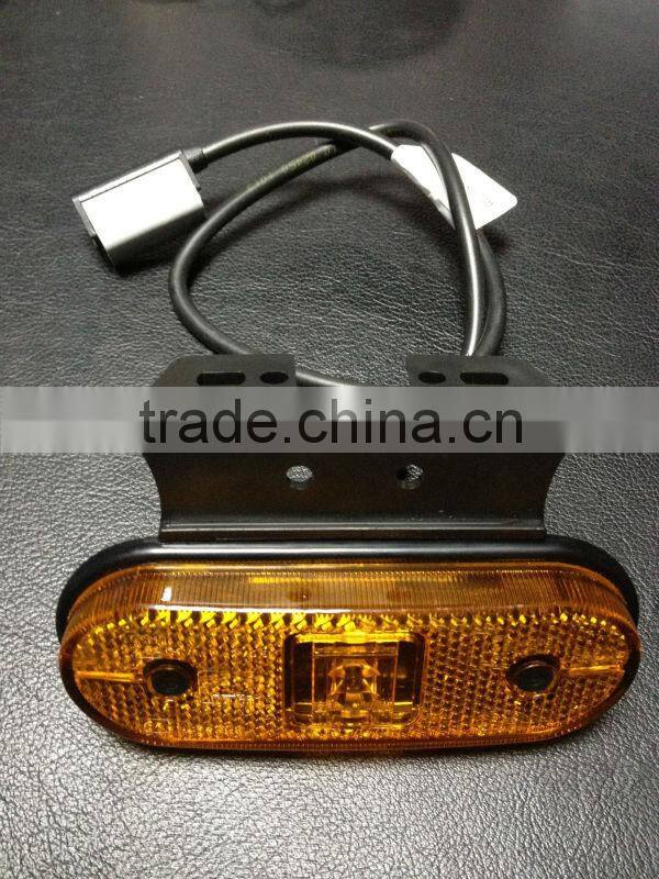 Trailer parts, trailer lighting, trailer SIDE LAMP LED RED WHITE 24V