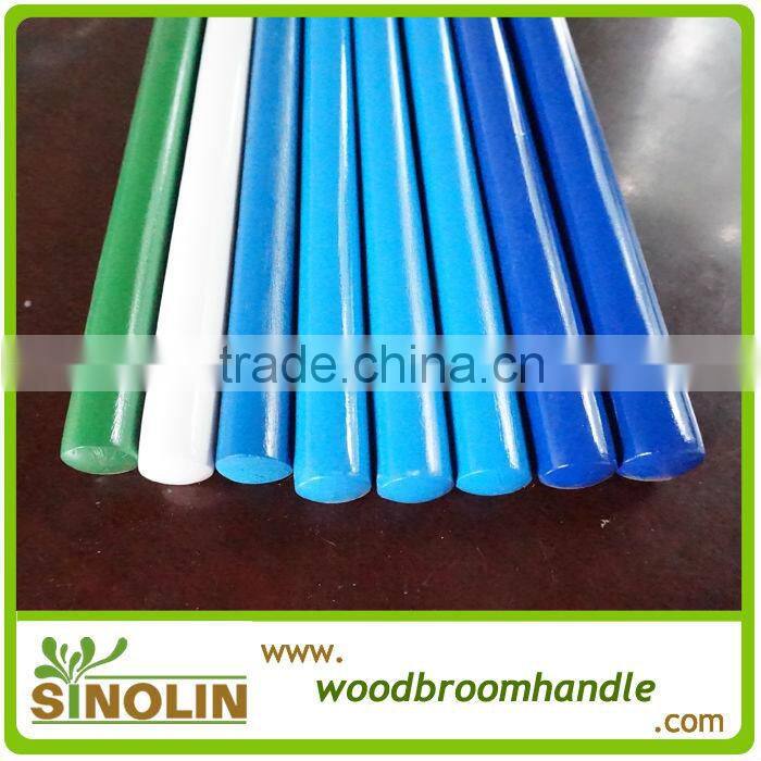 colorful lacquer painted wooden broom handle