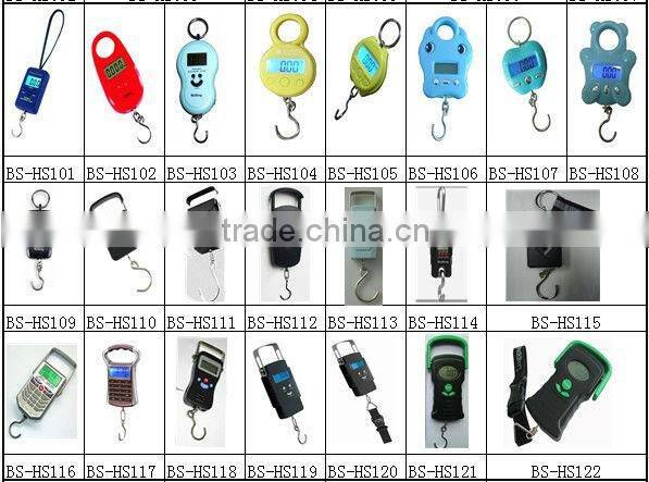 2015 hot selling BS-HS120 Digital travel luggage scale with belt