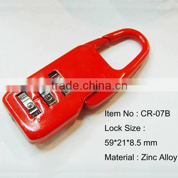 2015 Christmas promotional gifts mini travel luggage number lock