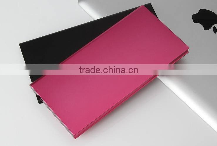 2015 hot selling slim power bank,Ultra slim matel case power bank ,mobile power supply in shenzhen for Smartphones