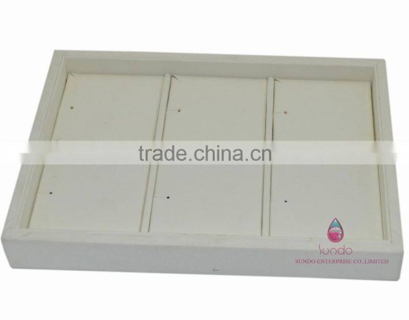 Custom wholesaler in China fancy jewelry tray wooden