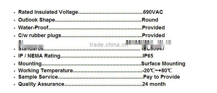 Manufacturer 200X100X70 Water-proof Junction Box , Electrical Supplies Electrical Box /