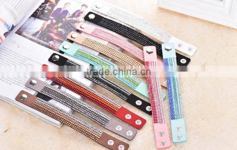 MBRL33 Hot Selling hollow out wintersweet knitting winding rope cross bracelet