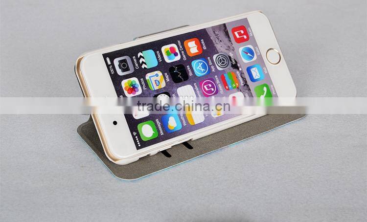 Forest Print Mobile Phone Case PU+PC Wallet leather Case For iPhone 6