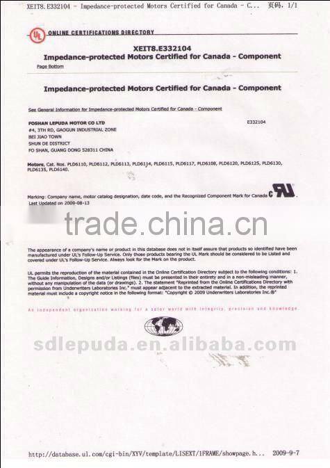 PLD 110/220v Shaded Pole|Salient Pole Asynchronous Motor 68 Series|Electric Motor