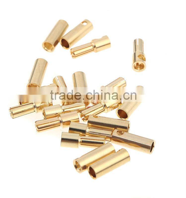 Copper Bullet 5.0mm Banana Plug Connectors Male Female for RC Motor ESC Battery Part