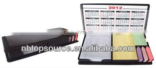 Magnetic Recycled Sticky Memo Pad with Pen