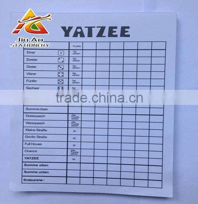 custom printed paper note cube