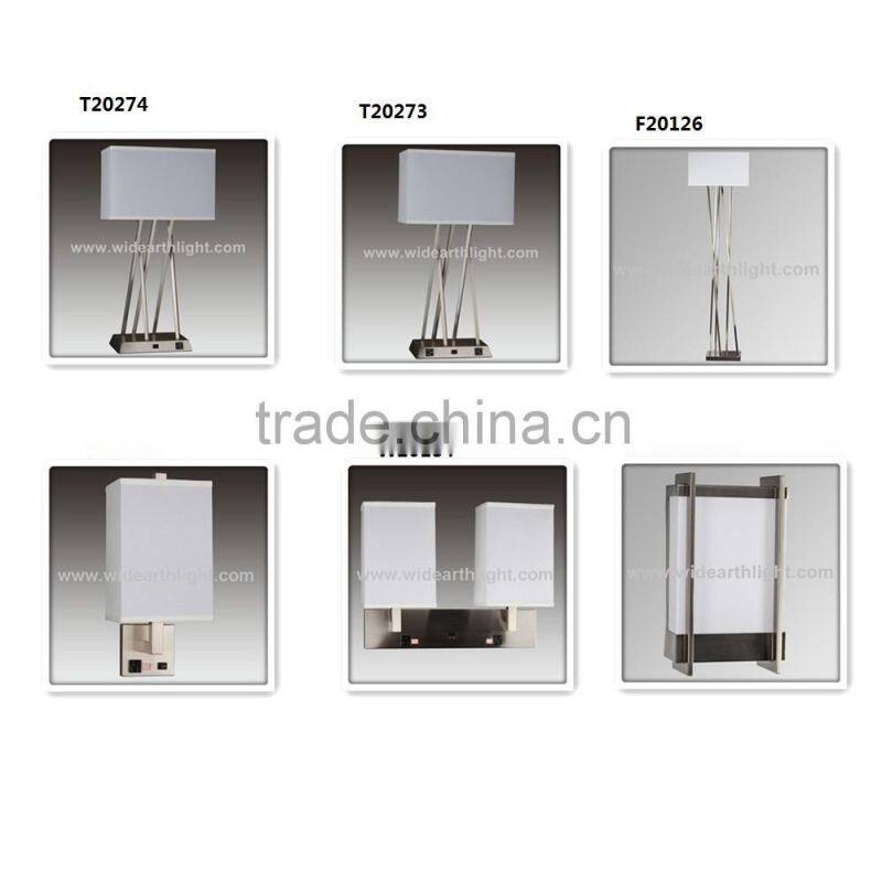 UL Listed USA Best Selling Hotel Light With Electrical Power Outlets And USB Port H30312