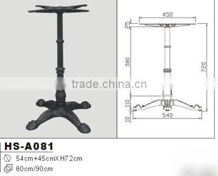 Modern coffee dining square stainless steel table base table leg furniture leg HS-A065