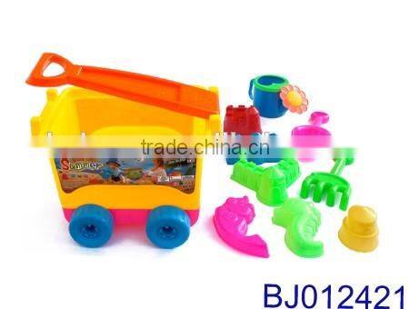 Toy factory price beach toy for kids with dump truck hand shower