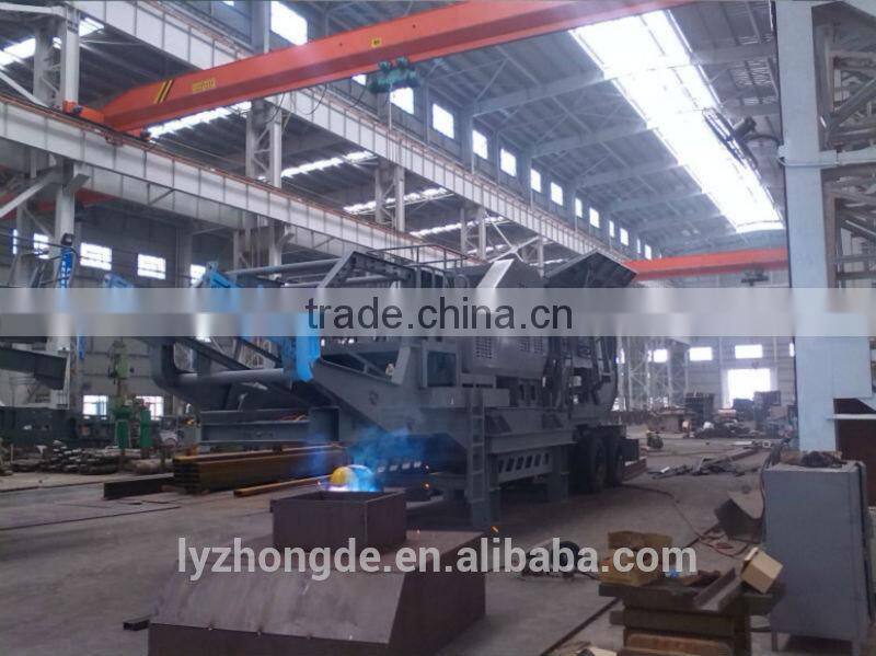 Zhongde Brand High Quality Mobile Crushing Plant with Capacity of 50-500TPH