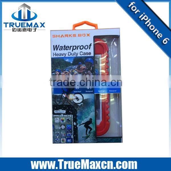 Newest for iPhone 6 Colorful Waterproof Case, for iPhone 6 2 in 1 Case