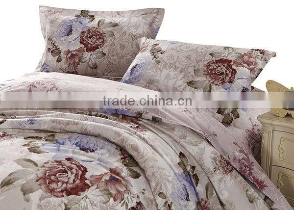 the latest style soft touch luxury polyester quilt cover popular in westren countries
