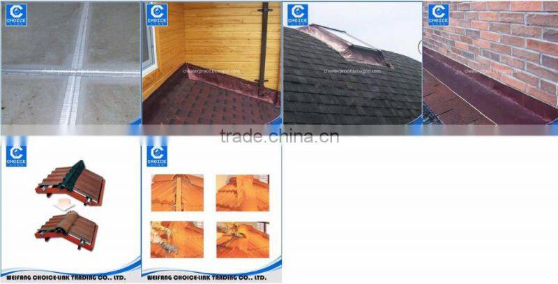glass fiber mesh self adhesive bitumen waterproofing membrane