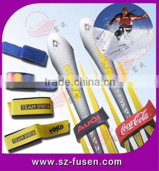Custom Nylon magic tape Ski Strap