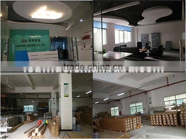 Pendent or Recessed or Surface mounted Linear shape led aluminum profile with wrings