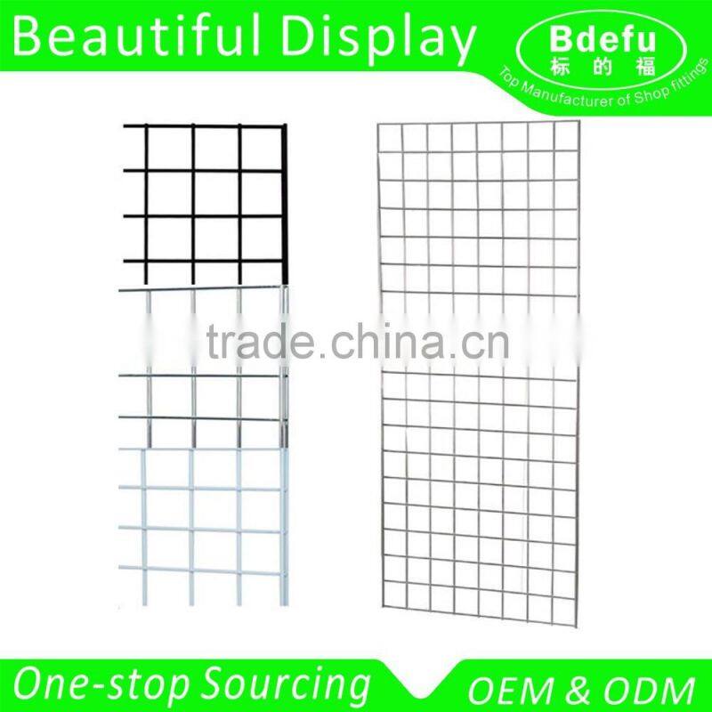 HOT saling U-Shape Chrome Gridwall Hangrails - Round Tubing for Grid Panels