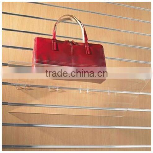 PVC / Melamine faced mdf slatwall aluminum inserts