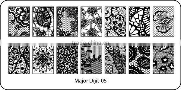 Major 07 hot new nail art plate,2016 nail art plate
