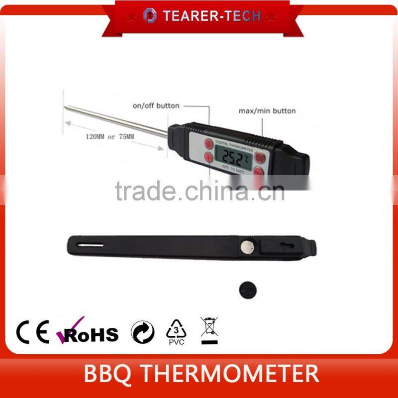 -50~300C Pen type wholesale cheap digital food cooking thermometer with selectable probes TL-FT04B