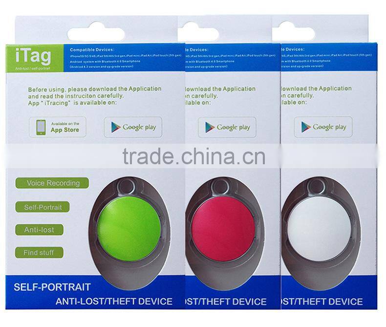 New Wireless smart key finder lost locator Bluetooth 4.0 remote bluetooth anti lost alarm for iOS iPhone Android phone pets