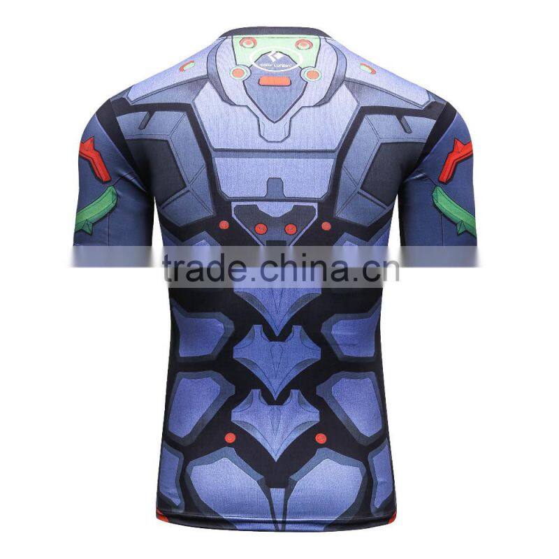 2016 Movie Superman v Bat-man/Wonder Man T-shirt Cool Novelty Tshirt Men Dawn of Justice Tee Sports T-Shirts
