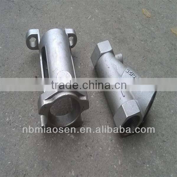 Silica sol casting handle