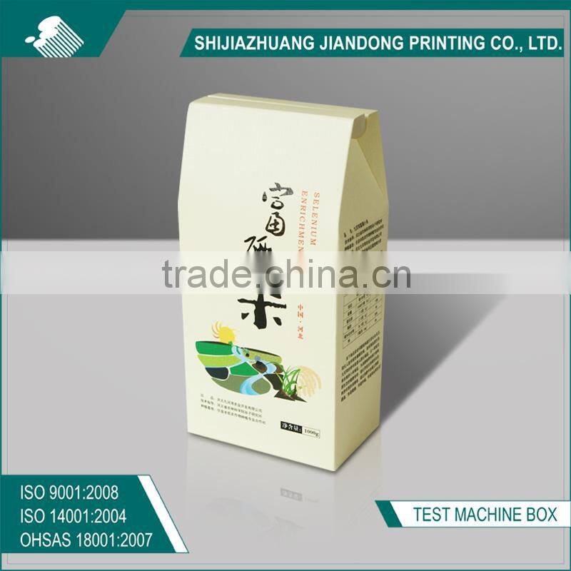 Eco-friendly kraft paper empty tea box for gift