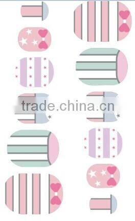 nail arts design beauty personal care non-toxic safty children nail stickers