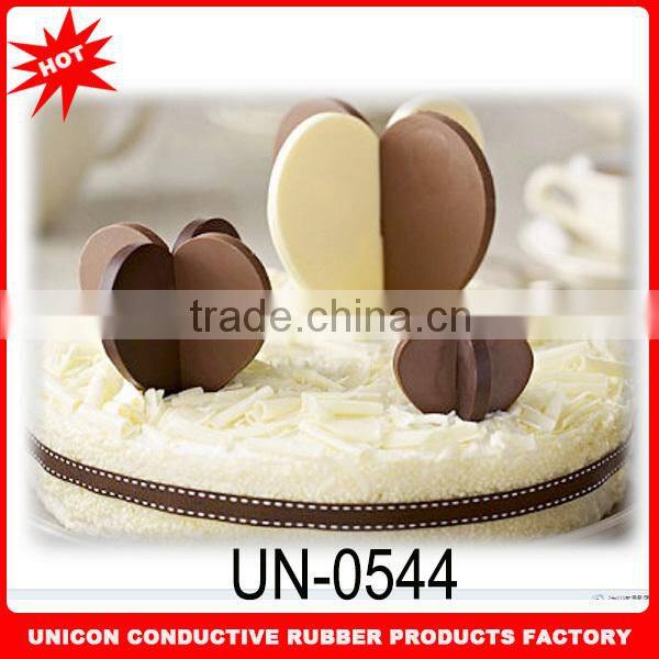 Hot sale 3D heart shape chocolate mold for chocolate decoration UN-0544