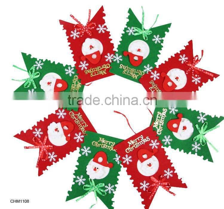 christmas ornament decoration winter waterproof christmas wall sticker santa claus christmas window sticker