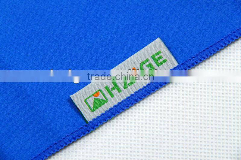 Microfiber beach towel backpack