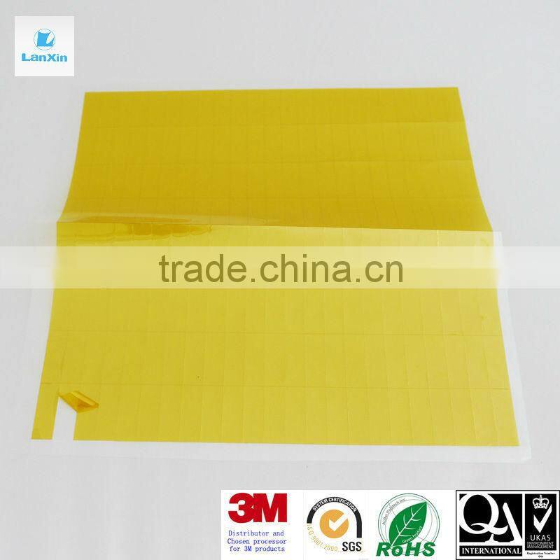 Stamping opaque adhesive film sticker