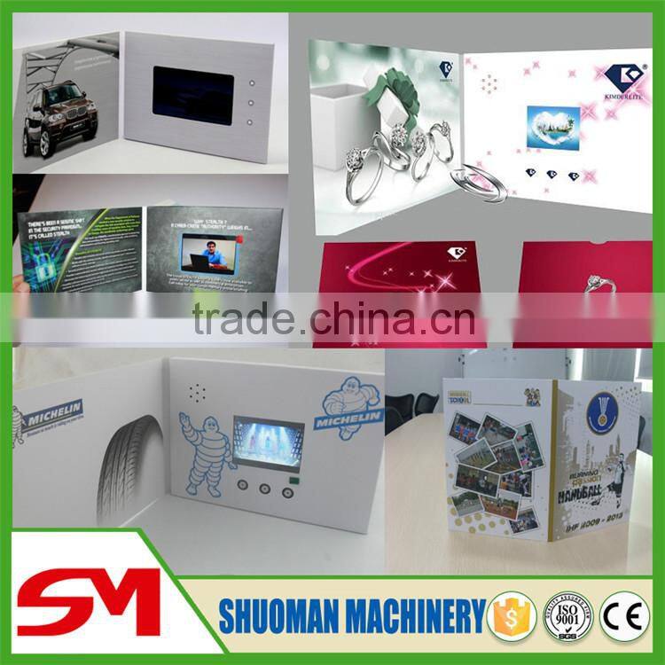 Fashionable appearance and useful lcd video business card