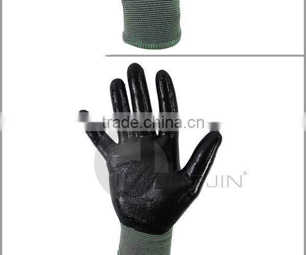Nitrile Coated, open back, Nylon Glove