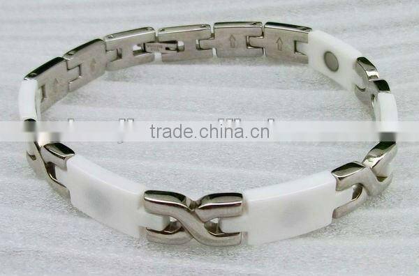 15014 fashion cute ceramic stainless steel bracelet
