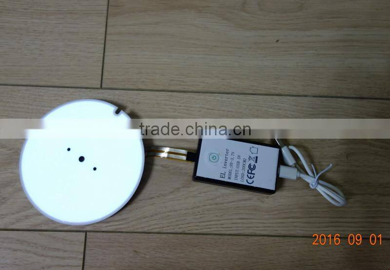 Explosion news!!!Develop production newly DC5V USB charge battery EL inverter