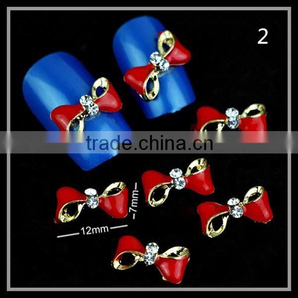 2016 New fashion Factory sell white butterfly 3d molds for nails metal nail art decoration