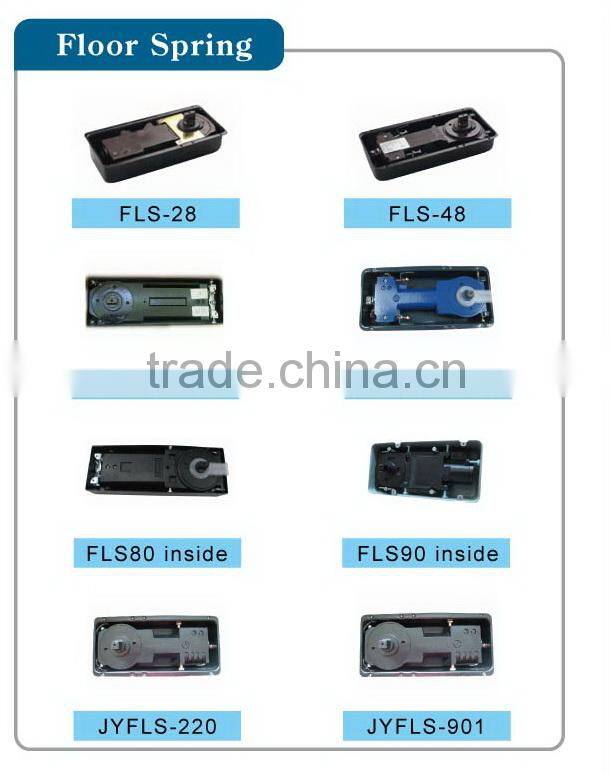 glass door floor springs